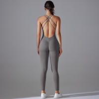 Hamidou-body de Yoga elástico, ropa de gimnasio, ropa deportiva de realce, mono de entrenamiento sin espalda, conjunto de Yoga de alta elasticidad para gimnasio - details 39