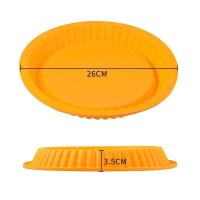 Molde de Pizza de Silicona de Alta Temperatura Liberación Fácil 26cm Accesorios de Pastelería para Herramientas de Cocina - details 1