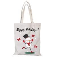 Bolsa ecológica Feliz Navidad nuevos bolsos regalo de Año Nuevo de dibujos animados bolso de mujer bolso de mano para hombre bolsas de tela de lona Shopper mujer compras - details 9
