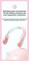 Ventilador de cuello de refrigeración sin aspas Kulomie, ventilador de cuello sin aspas de carga USB perezoso portátil - details 8