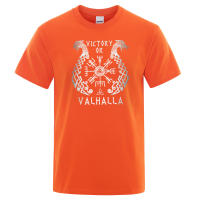 Camiseta con Estampado de Leyenda Vikinga para Hombre, Prenda de Algodón, Manga Corta, Estilo Retro, Valhalla Odín, Camisa Clásica de Verano, 2022 - details 13