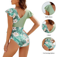 Nuevo traje de baño de una pieza traje de baño para mujer bikini de talla grande - details 35