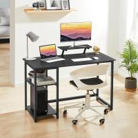 Escritorio de Computadora con Estantes Reversibles Mesa de Oficina para Ahorro de Espacio - details 69
