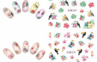 KADS-pegatinas de agua de flores para uñas, calcomanías 3D, transferencia de agua, tatuajes de uñas - details 6