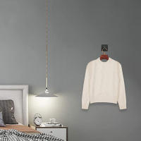 Ganchos para toallas de acero inoxidable, ganchos de pared cuadrados autoadhesivos, soporte dispensador de papel higiénico, ganchos para abrigos de pared, organizador de cocina y baño, 4 Uds. - details 4