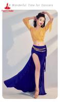 Baile de tres mujeres, blusas y faldas de gasa de manga larga, trajes de danza del vientre oriental para niñas - details 5