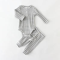 Conjunto de ropa para bebé, mono y pantalones para recién nacido, 2 piezas, Primavera - details 2