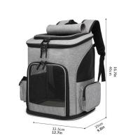 Mochila transportadora transpirable para gatos, bolsa de viaje plegable para transporte de mascotas, expandible, gran capacidad, creativa para gatos y perros - details 0