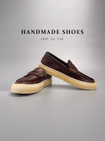 Cuero lavado al agua, primera capa de cuero de vaca, zapatos de hombre hechos a mano, estilo vintage. - details 29
