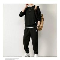 Traje deportivo informal para hombre, camiseta a cuadros de manga larga, pantalones, conjunto de ropa elegante, Otoño/Invierno - details 14
