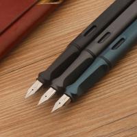 Pluma estilográfica de plástico negro mate 860, punta EF, papelería verde esmerilado, material escolar y de oficina, bolígrafos de tinta, 1 ud. - details 0