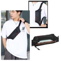Riñonera multifuncional para hombre, cinturón resistente al agua de gran capacidad, tela Oxford, antirrobo, bolsa deportiva para teléfono móvil, bolsa de viaje - details 3