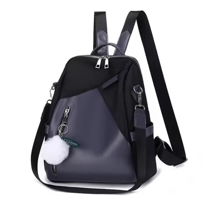 Mini Mochila pequeña para mujer, mochila de viaje antirrobo, mochilas negras ligeras para niñas adolescentes - 1