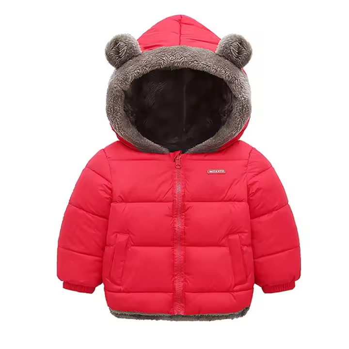Paño de invierno cálido con capucha de lana para hombres para niños y niñas - 1