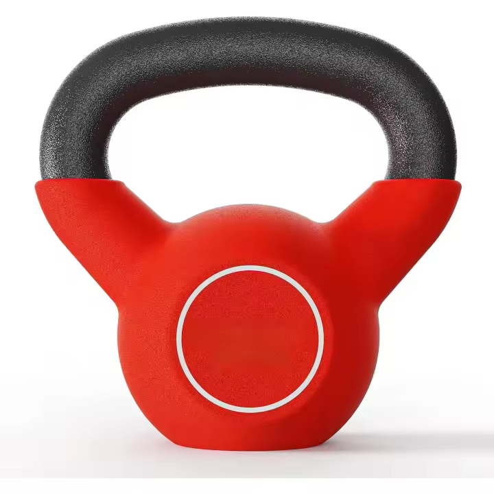 Pesa Rusa, Kettlebell Hierro Fundido 4-16 kg con Revestimiento de Neopreno para fisicoculturismo y Entrenamiento con Pesas - 1