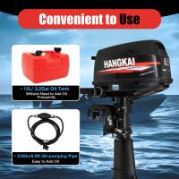 Motor de Aire Trasero de 6.5 HP 123CC 4800W Motor de Barco de Gasolina con Refrigeración de Agua CDI Sistema Kit de Motor de Lama - details 5