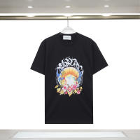 Nueva colección de verano con logotipo impreso frontal, camiseta deportiva de algodón puro con cuello redondo para hombre, camisa informal de estilo básico para pareja - details 13