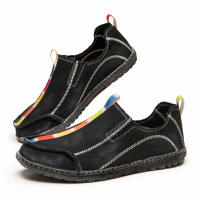 Zapatos de lona informales para hombre, mocasines transpirables, suaves y cómodos, antideslizantes, sin cordones, para conducir - details 13