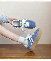 Zapatillas de Entrenamiento Alemanas Gruesas Versátiles con Cordones de Suela Plana Altura Pequeña - details 11
