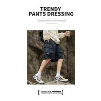 Verano al aire libre de tres a prueba de pantalones cortos de carga americana funcional viento impermeable deportes pantalones cortos sueltos de los hombres - details 10