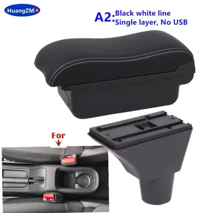 Utilizado para reposabrazos Citroen C3 C4, piezas especiales de modificación de coche con iluminación interior CA - 1