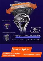 Afeitadoras para barba hombre profesional viajar Portátil traje - details 3
