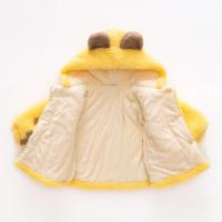Abrigo bonito de invierno para bebé, ropa de dibujos animados con capucha de lana de piel Artificial para niño, suéter de osito de Color sólido cálido para niño - details 19