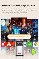 Toimei-proyector inteligente C2000 para cine en casa, 960x540P, compatible con proyección DLP de 1080P, 6000 lúmenes, WIFI, 5G, Android 9,0 - details 16