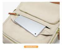 Mochila de viaje para mujer, mochila de lujo para ordenador portátil de 15,6 pulgadas, ligera, nueva y elegante, bolsos femeninos con cabina para ordenador, mochilas escolares grandes, tela Oxford impermeable - details 11