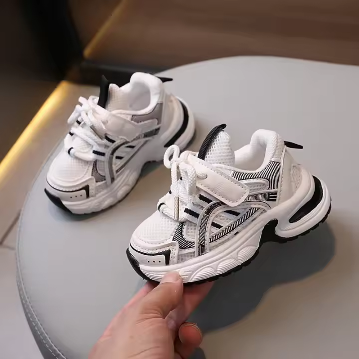 Zapatillas transpirables con suela suave, zapatos informales para correr para niños de 1 a 3 años - 1