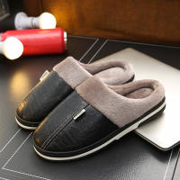 Zapatillas cálidas impermeables para hombre, chanclas gruesas de felpa, antideslizantes, planas, para el hogar y el dormitorio, talla grande 50 y 51 - details 13