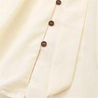 Vestido Suelto Casual con Cuello en V Moda de Verano para Mujeres de Poliéster - details 6