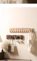 Perchero de Abrigos de Madera de Nogal de Lujo Cuelga Ropa, Mochilas, Pantalones - details 8