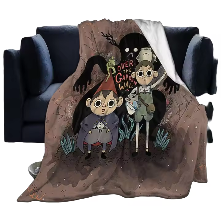 Manta de franela de dibujos animados para niños y adultos, ropa de cama cómoda y ligera, para el jardín - 1