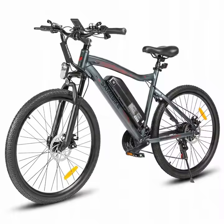 Samebike SY26-II 26" 500W 32KM/H SHIMANO 21 36V 13AH bicicleta eléctrica gris - 1