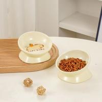 Cuenco de cerámica para gatos, cuenco de alimentación de comida para perros con boca inclinada antivuelco, contenedor de agua antideslizante de gran capacidad para beber para mascotas - details 4
