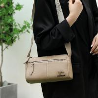 Bolso cruzado de piel auténtica para mujer, bandolera de cuero de vaca suave, 2023 - details 10