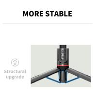 Trípode de Teléfono de Palo de Selfie de Aleación de Aluminio de 104,14 cm, Extensible 3 en 1 con Mando Inalámbrico y Soporte de Trípode de Rotación 360 para iPhone 14/13/12/11 Pro/XS Max/XS/XR/X, para Smartphone Android, portátil, ligero - details 2