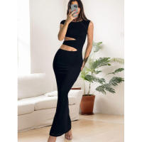 Primavera-Verano Elegante Escote Mujer 2025, Largo de Moda con Transparencias, Estilo Europeo para Fiesta o Boda, Escote Sirena, Transparencias, Boda, - details 4