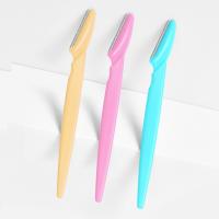 Mango largo cortador de cejas cuchillos afilados cuchillos de afeitar cejas cuchillos de afeitar cejas artefactos de afeitar cejas belleza herramienta de afeitar cejas - details 2