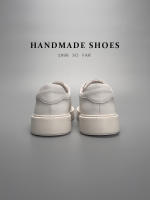 Zapatos de tablero hechos a mano de suela gruesa, ligeros y transpirables, versátiles, pequeños zapatos blancos de gama alta - details 7