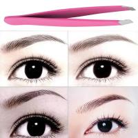 Pinzas de Acero Inoxidable para Cejas Herramienta de Cuidado de la Piel Facial Clip de Pestañas - details 1