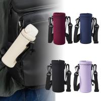 Funda portátil para botella de agua, accesorio deportivo para acampar con correas, funda para botella de agua, taza de vacío, manga para acampar - details 2