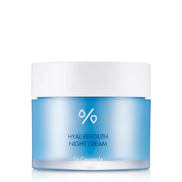 Crema de noche Dr.Ceuracle Hyal Reyouth caliente: crema hidratante facial nocturna coreana para el cuidado de la piel para hidratar e hidratar, formulada - 1