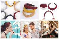 -diademas anchas con nudo para mujer, 6 diademas para niña, estilo moderno y versátil - details 9