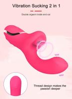 Consolador vibrador de punto G para mujer, 10 velocidades, succionador de clítoris, estimulador de clítoris Oral, motores duales, Juguetes sexuales para masturbador femenino adulto - details 1