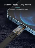 Cable de carga rápida estilo Mech, 3 en 1, 6A, 66W, Cable de carga retráctil portátil, línea de cargador tipo C, Micro USB para iPhone, Xiaomi, Huawei, Android - details 8