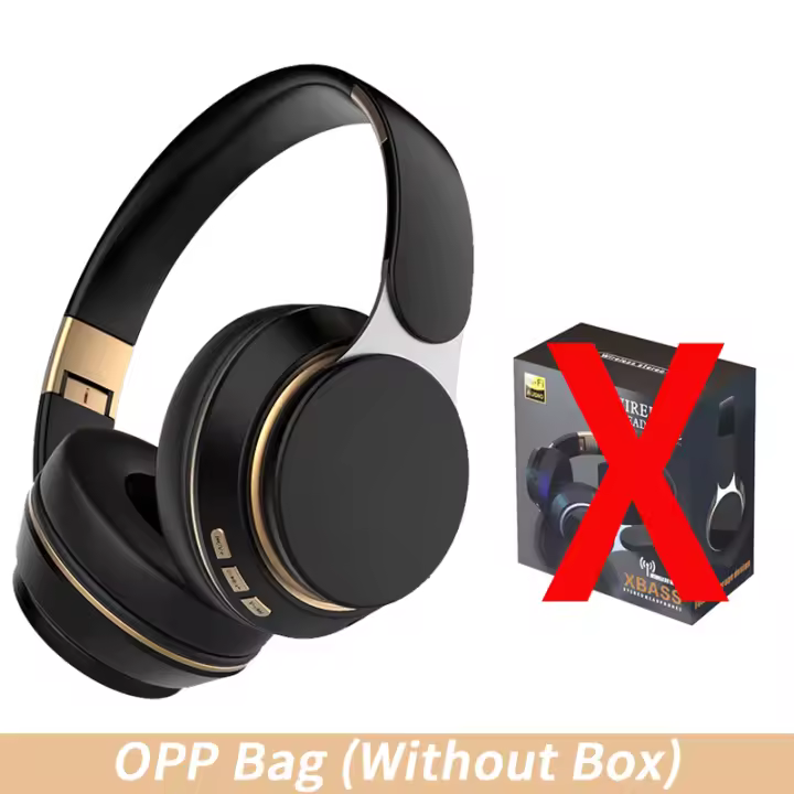 07S auriculares inalámstricos, Estéreo ajustables para juegos, Bluetooth + TF Play 3,5mm AUX, 3 Modos, HIFI graves Fuertes - 1
