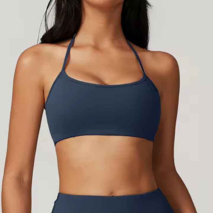 Top de Yoga de Nylon Secado Rápido, Transpirable con Almohadillas para el Pecho - 1