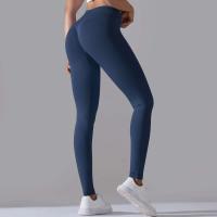 Pantalones de yoga sin costuras para mujer, monos deportivos de cintura alta para gimnasio cruzado, monos de entrenamiento para correr - details 29